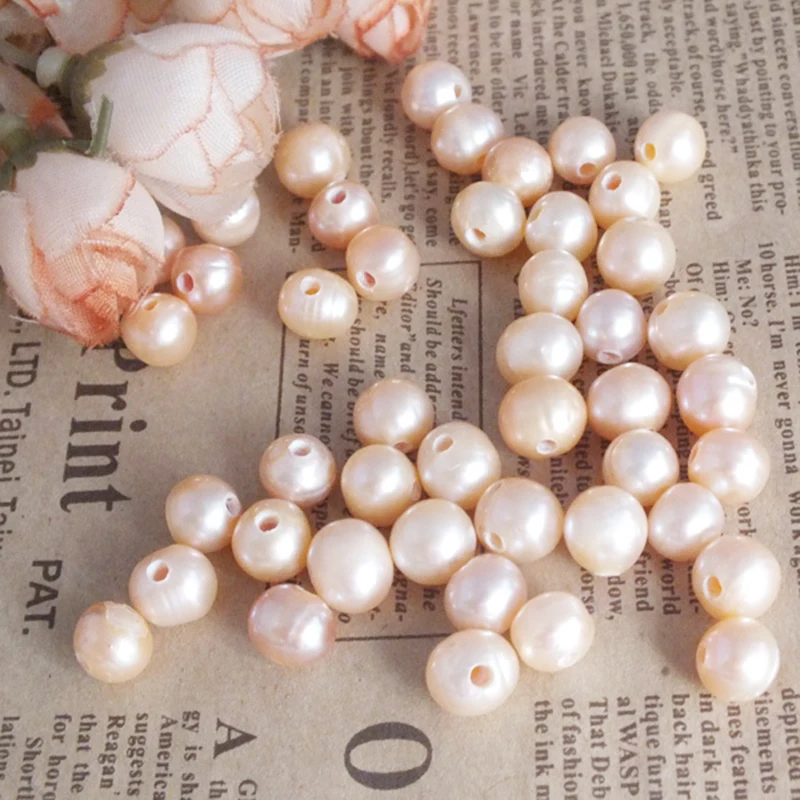 Рисунок 4 - персиковые бусины с пресноводным