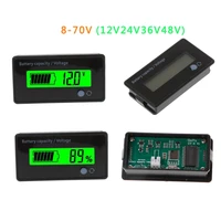 8 70v lcd acid lead lithium battery capacity indicator voltage tester voltmeter 367d