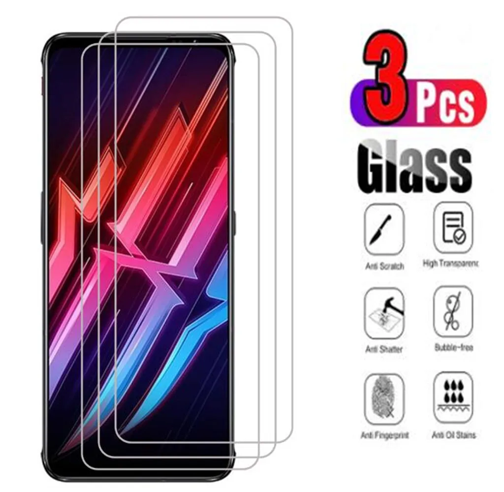 

Закаленное стекло для ZTE nubia Red Magic 6 Pro, Защитное стекло для экрана Redmagic 6 Magic6, Защитная пленка для телефона 6,8 дюйма, 3 шт.