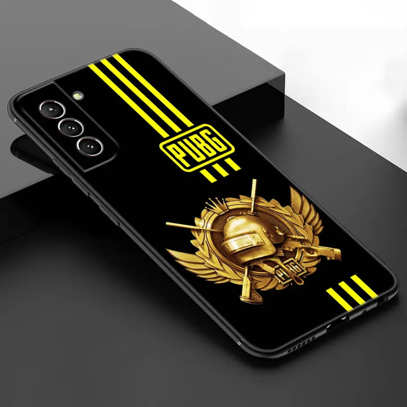 Hot PUBG Game Phone Case For Samsung Galaxy S21 S20 FE S22 Ultra S10 Lite S9 S8 Plus S7 Edge S10E Soft TPU Black Cover images - 6