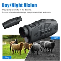 monocular infrared night vision day night use device 5x digital zoom 300m full dark viewing distance hunting telescope 1080p