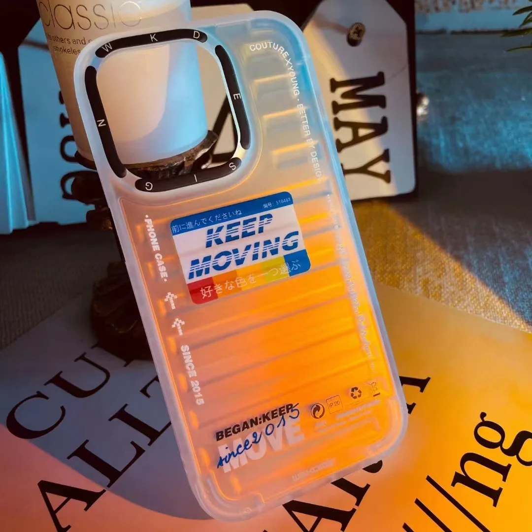 

New fashion brand phone case for iPhone14 Pro Max matte clear case iPhone14 Pro mobile phone drop protection case