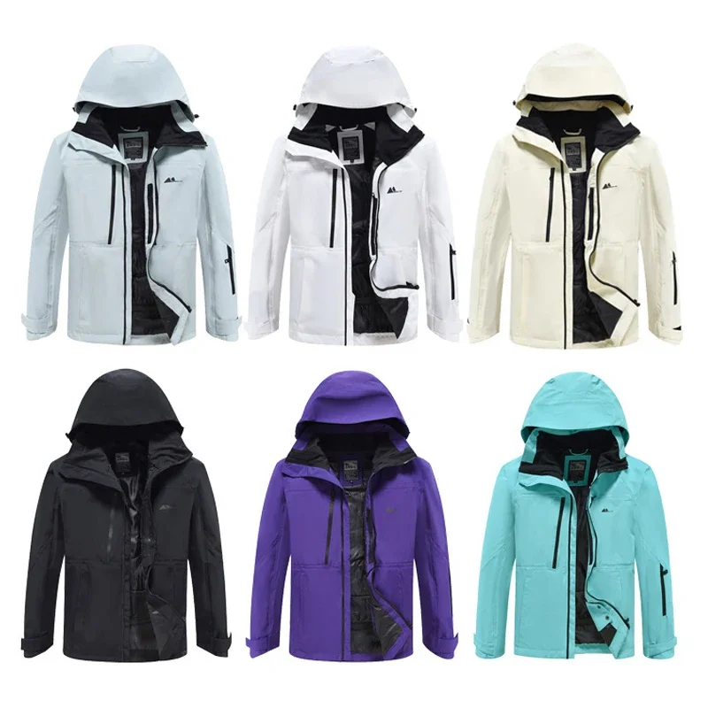 2024 толстые теплые мужские костюмы для сноуборда ветрозащитные