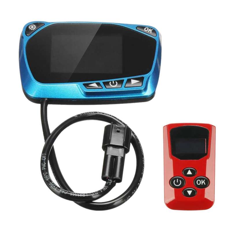 

12/24V Car Heater Controller Parking Air Heater Diesels LCD Digital Timer Monitor Switch Universal Heating Device Remote Control