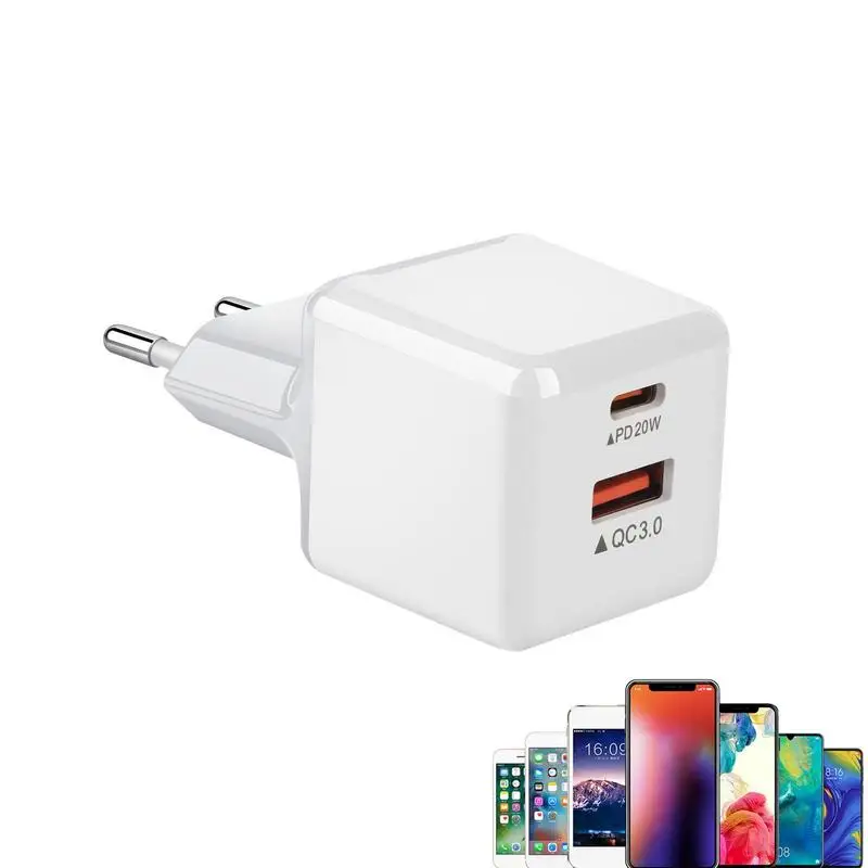 38 Вт PD20W QC3. 0, 18 Вт, европейская, американская и британская быстрая зарядка, зарядное устройство с зарядной головкой PD