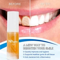 sensitive teeth whitening toothpaste tooth stain removal teeth whitening booster toothpaste pump design dental color corrector