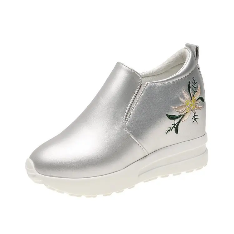 Женские кроссовки корейская женская обувь теннисная на платформе женские розы