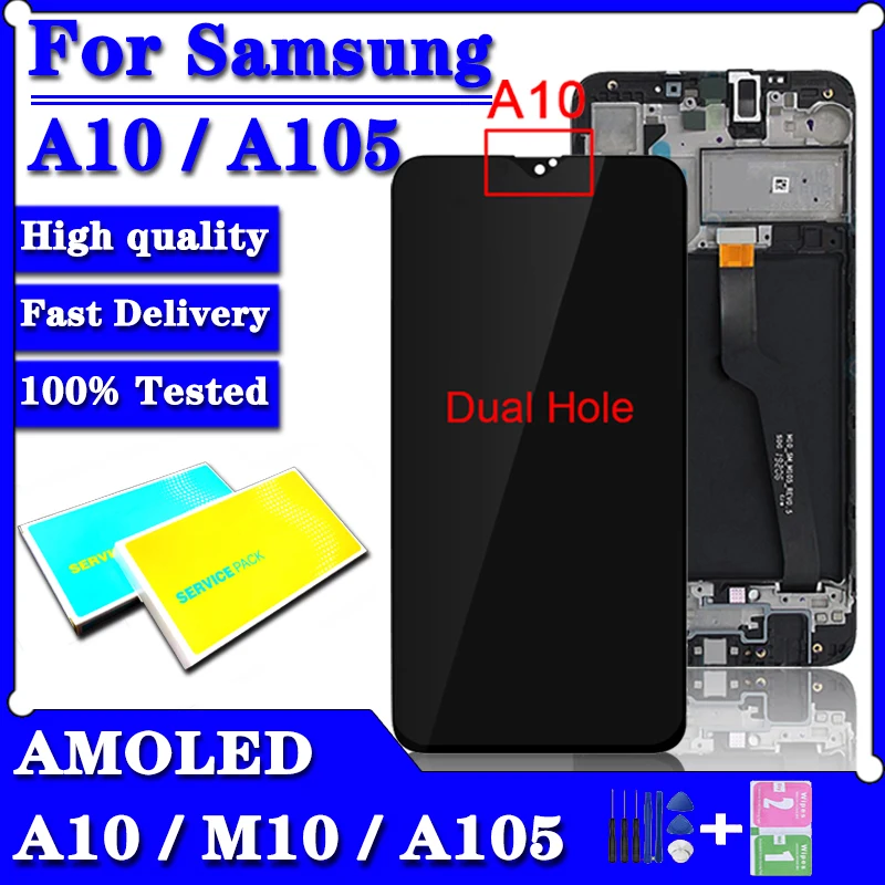 

Оригинальный сенсорный ЖК-экран для Samsung Galaxy A10 LCD A105 A105F