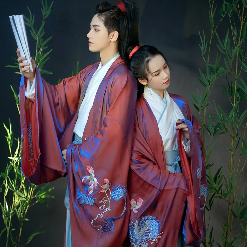 

Chinese Ancient Costume Traditional Hanfu Dress Dance Suit Tang Dynasty Couple CP Dress National Swordsman Outfit Prince Clothe