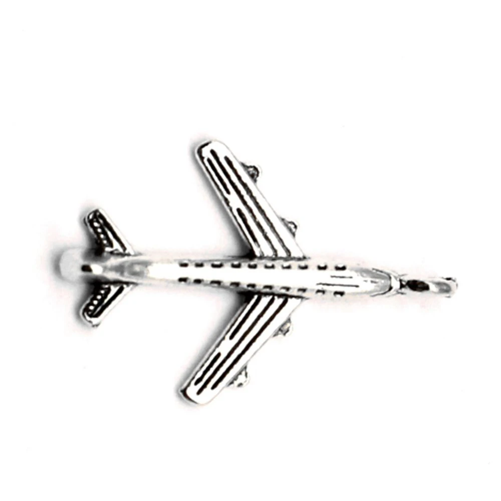 

160pcs Wholesale Jewelry Lots Airplane Charms Pendant Supplies For Jewelry Materials 15x23mm