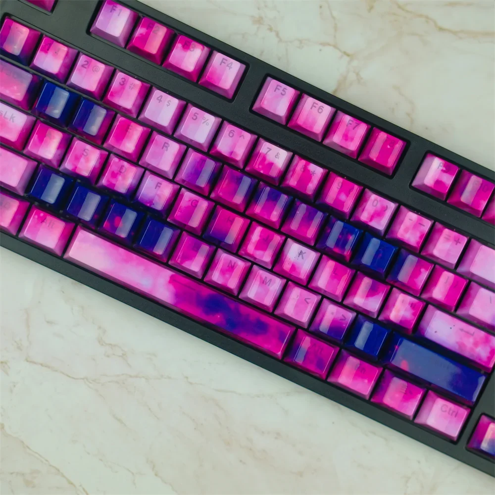 Ziyun Starry Sky Keycap ABS двухцветные клавиши 87/104 OEM для механической клавиатуры
