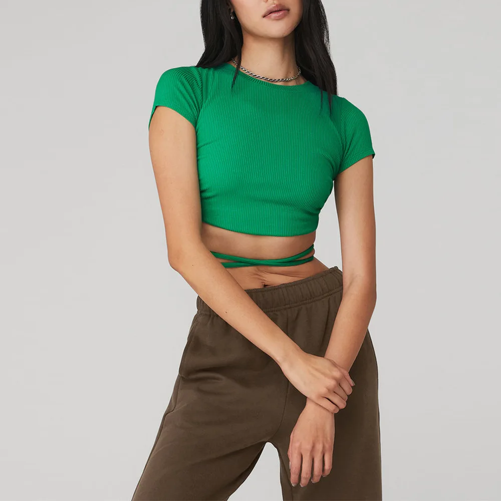 Женские рубашки с коротким рукавом для йоги быстросохнущие топы бега женские