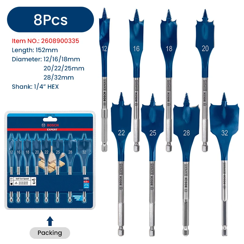 

Сверла Bosch Expert для дерева