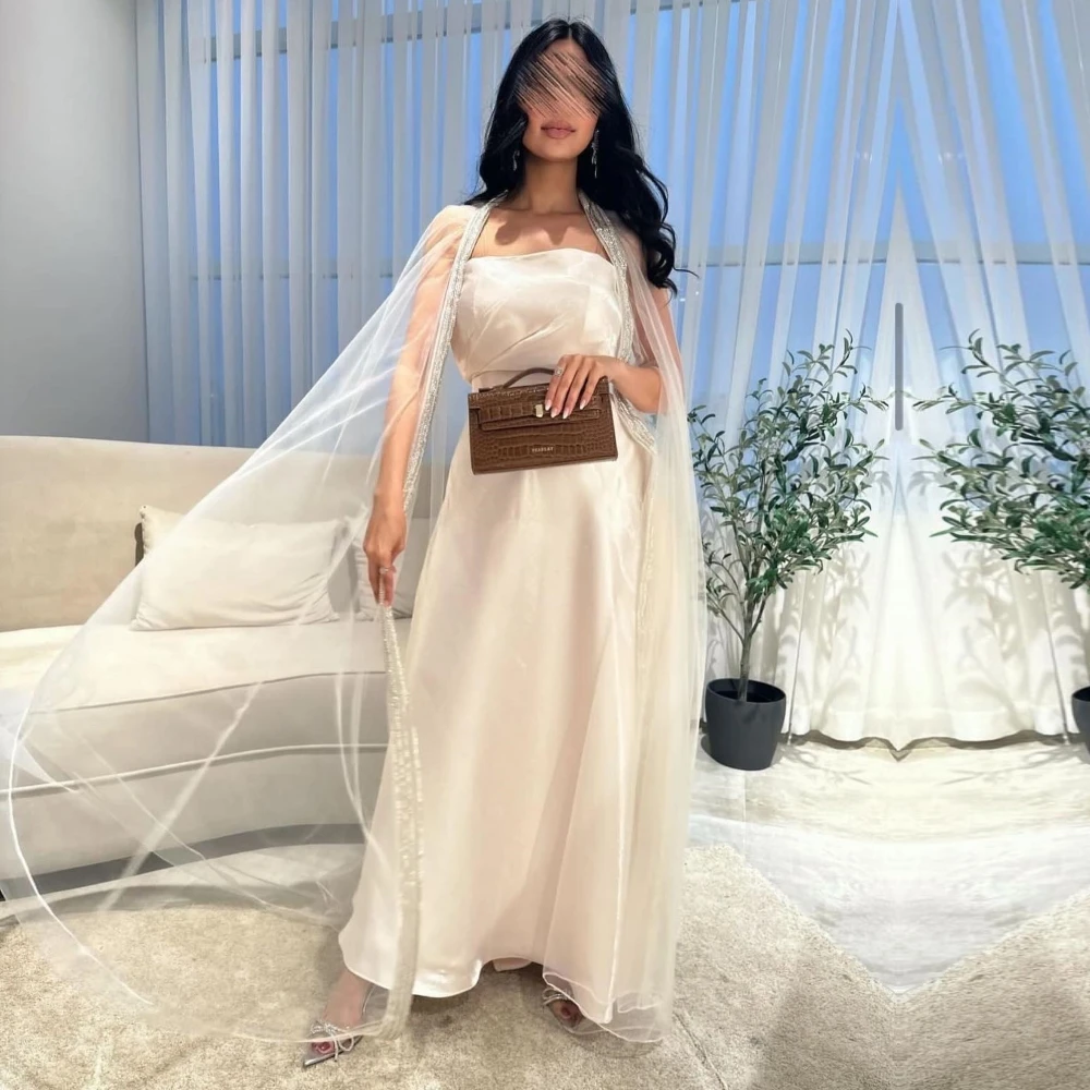 

Noble Club Party Two-piece Lady Strapless Gown Women Prom Dress prom dresses 2023 luxury gown vestiti donna eleganti