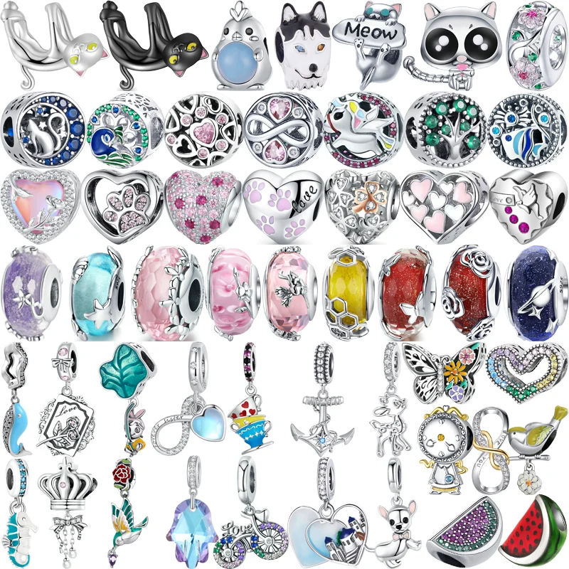 

Бусина-Шарм «Кот» из муранского стекла