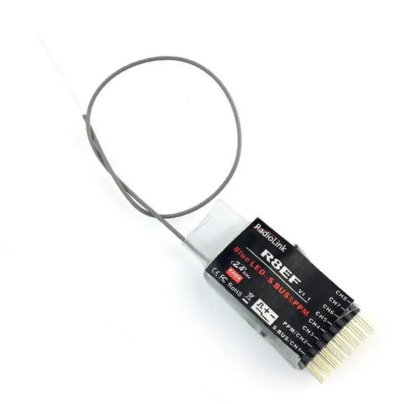 Для радиоприемника R8EF 24G 8CH FHSS 8 каналов для T8FB поддержка SBUS PPM PWM