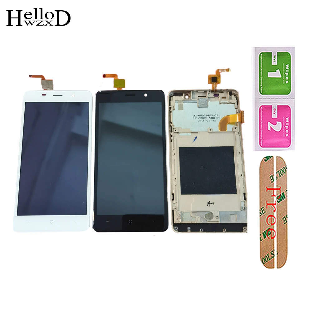 

With Frame LCD Display Assembly For BQ Mobile BQ-5022 Bond BQS-5022 Lcd Display With Touch Screen Digitizer Sensor Replacement