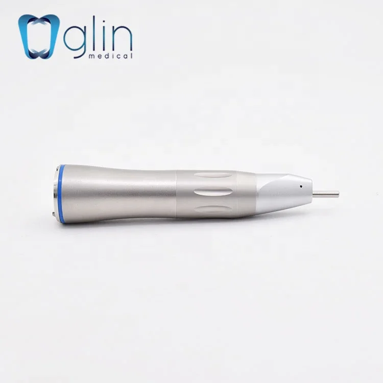 

Glin teeth handpiece for RA diamond burs air turbine motor straight head with LED light internal water spray