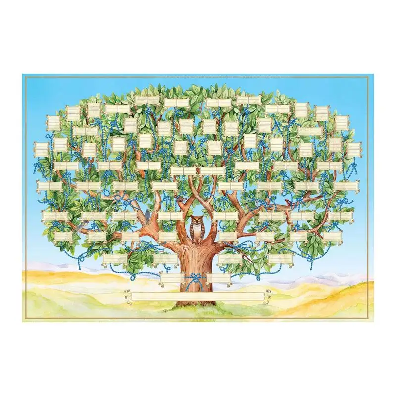 

Fill in Family Tree Diagram Fillable Ancestry Chart Family Tree Chart Genealogy Gifts for Children to Know Their Family