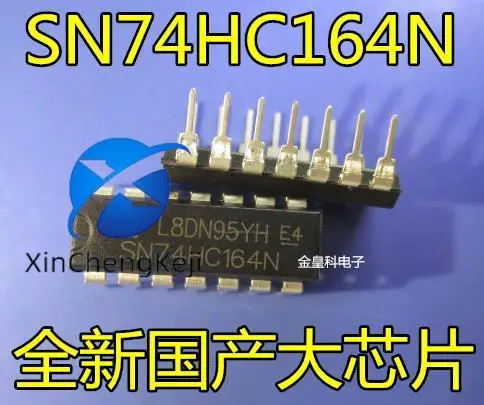 

30pcs original new 74HC164N SN74HC164N DIP14 8-bit serial in/parallel out shift register