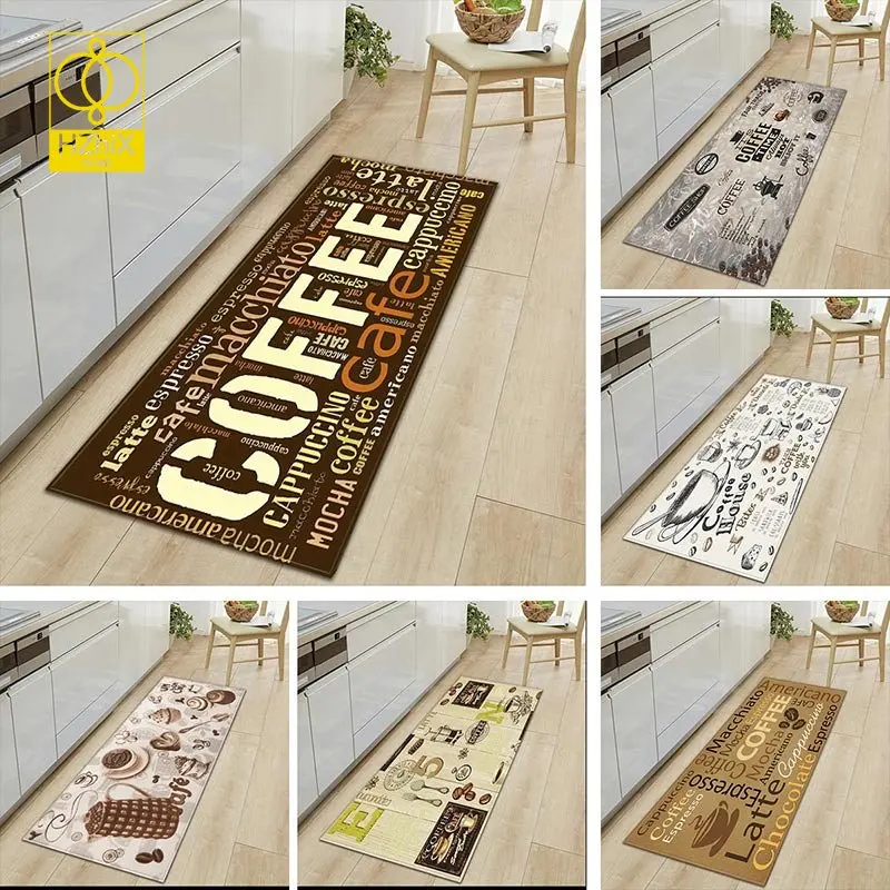 

Kitchen Mat Home Bathroom Entrance Doormat Living Room Bedroom Tatami Floor Decoration Carpet Hallway Anti-Slip Foot Area Rug