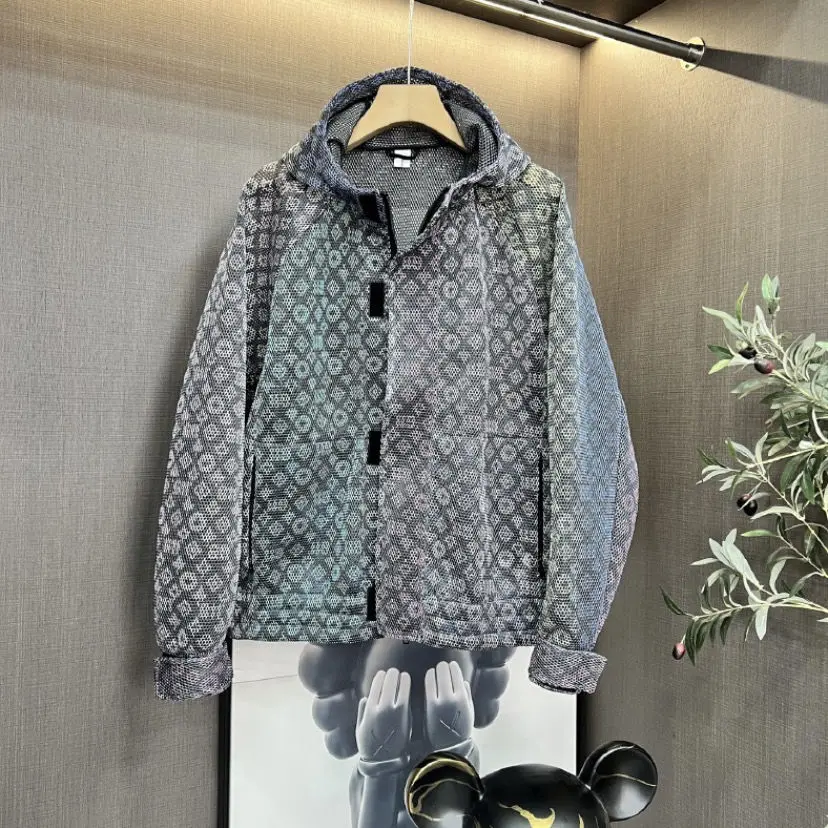 Весенне-летнее Новое свободное повседневное дышащее Сетчатое пальто с вырезами