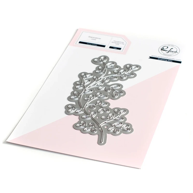 Январь 2022 г., новые металлические штампы для резки, изогнутая листва для скрапбукинга, цветок, без прозрачных штампов, изготовление бумаги, рамки для тиснения, карточка