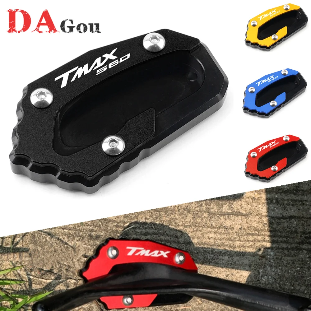 

Новинка с логотипом TMAX560 CNC алюминиевая подставка для мотоцикла боковая подставка увеличивающая площадка для Yamaha T-max 560 Tech Max TMAX 560 2019-2020