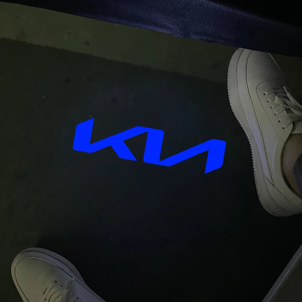 2 шт. светодиодный ные автомобильные дверные фары для KIA Soul SK3 Sorento MQ4 Picanto JA Niro DE Ceed CD