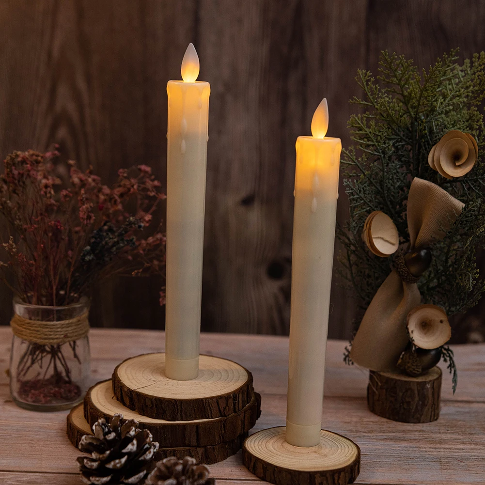 

Flameless LED Tea Light Candles lickering Pillar Candles Tealights Romantic Valentines Wedding Party Home Decoration Gifts