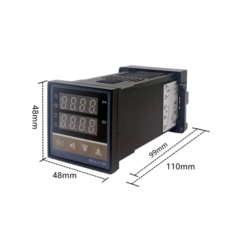 Новый сигнал тревоги цифровой ПИД-регулятор температуры от 110 В до 240 0 1300 градусов