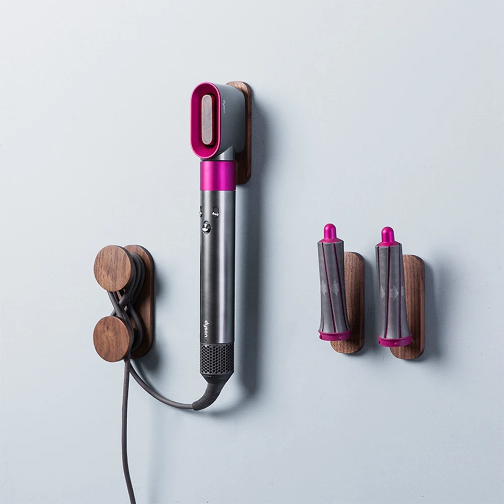 Держатель для фена Настенное крепление хранения полного стеллажа стайлера