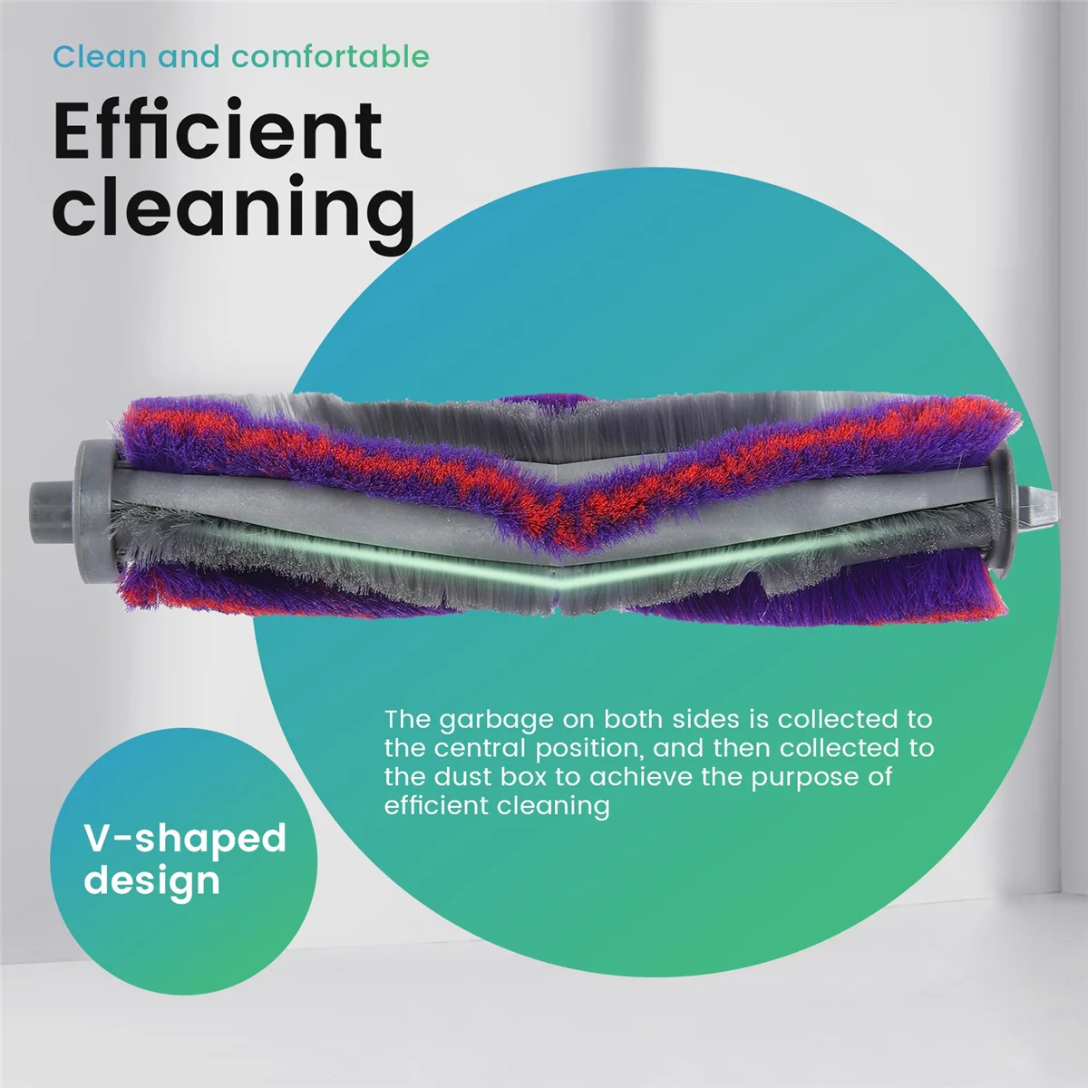 9 шт./набор сменные роликовые боковые щетки для пылесоса Samsung Powerbot-E VR05R5050WK