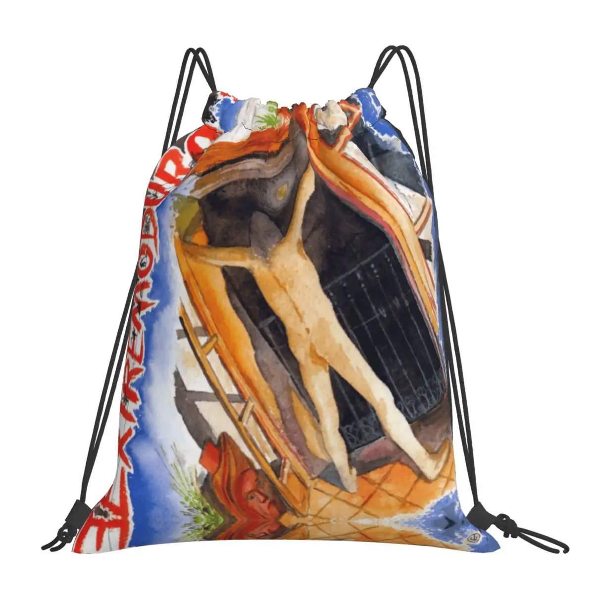 

Drawstring Bags Gym Bag Extremoduro, Novelty Backpack R251 Field pack Humor