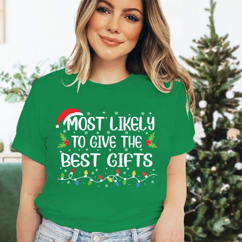 Одинаковые комплекты для всей семьи футболка рождественской вечеринки