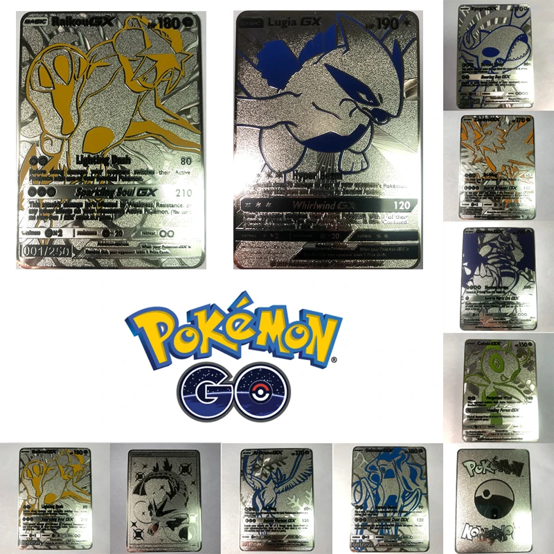 Новинка Покемон люгия гиратина очаровательные гиаридосы серия GX серебряная