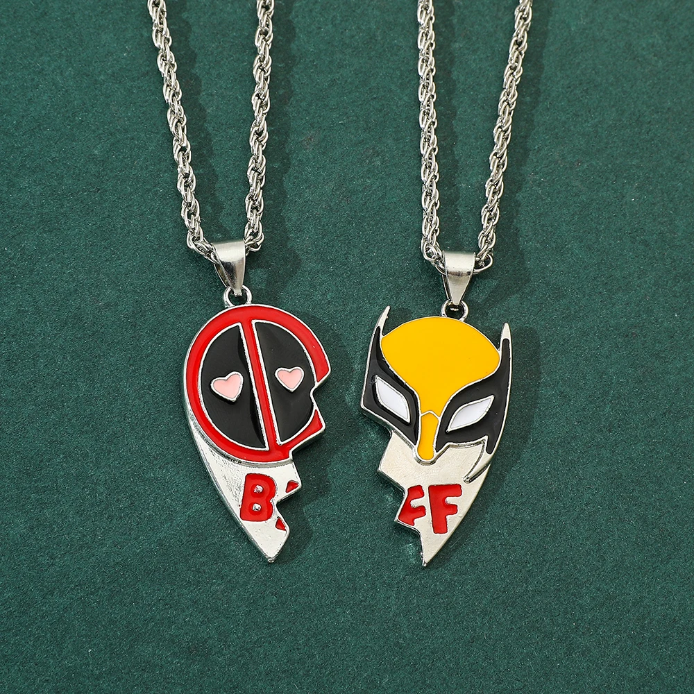 Ожерелья с кулоном в виде героев мультфильма Marvel
