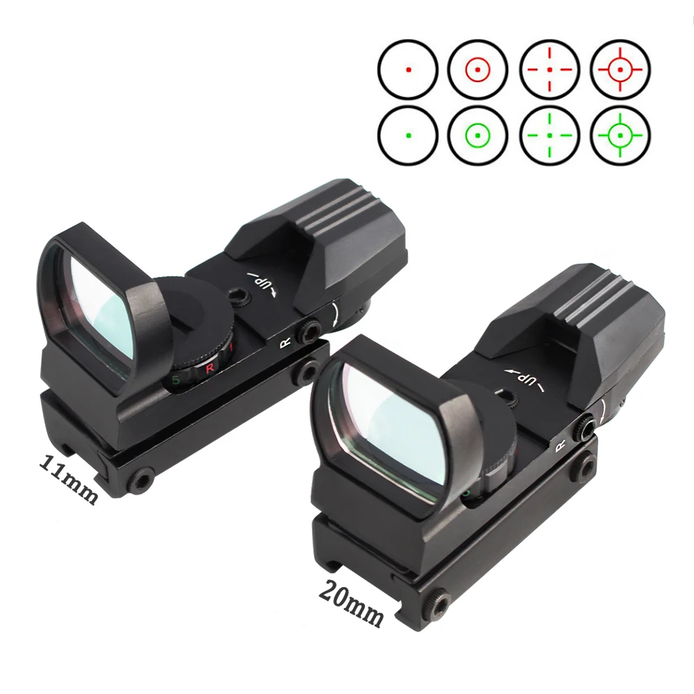 

Magorui 11/20 mm Rail Mount Riflescope Hunting Optics Holographic Red Dot Sight Reflex 4 Reticle Tactical Gun Accessories