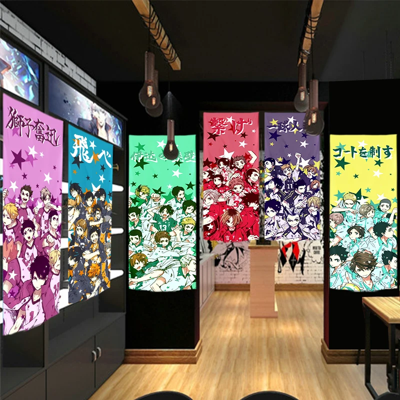 Аниме Haikyuu! Фоны для косплея Shoyo Hinata декоративная ткань Playbill постеры в натуральную