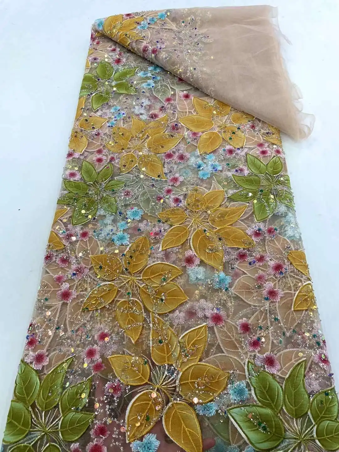 Роскошная искусственная ткань свадебная высококачественные свадебные ткани