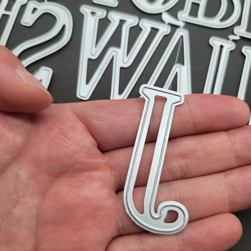 Большой размер капитальные буквы металлическая высечка искусственная ручная