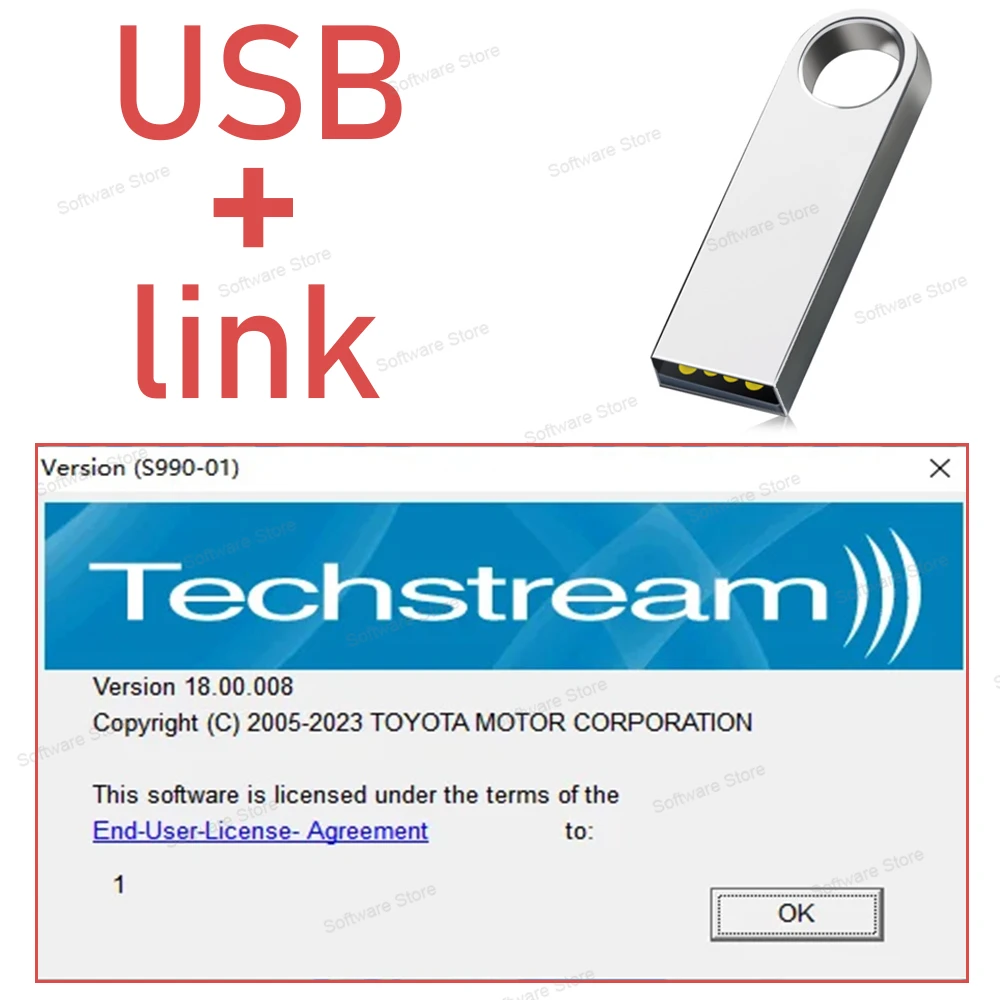 

Техническое программное обеспечение для сканирования автомобиля Techstream V18.00.008 mini vci Techstream для MINI VCI OTC Scanner ECM ECU, диагностика кодирования для Toyota