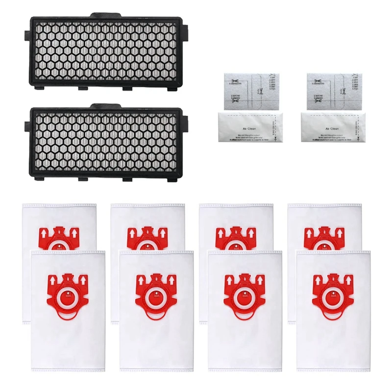

HEPA Filter Dust Bags For Miele 3D FJM Airclean S6000-S6999 S6 S4000-S4999 S4 S700-S799 Complete C1 Compact C1 -C2 Parts