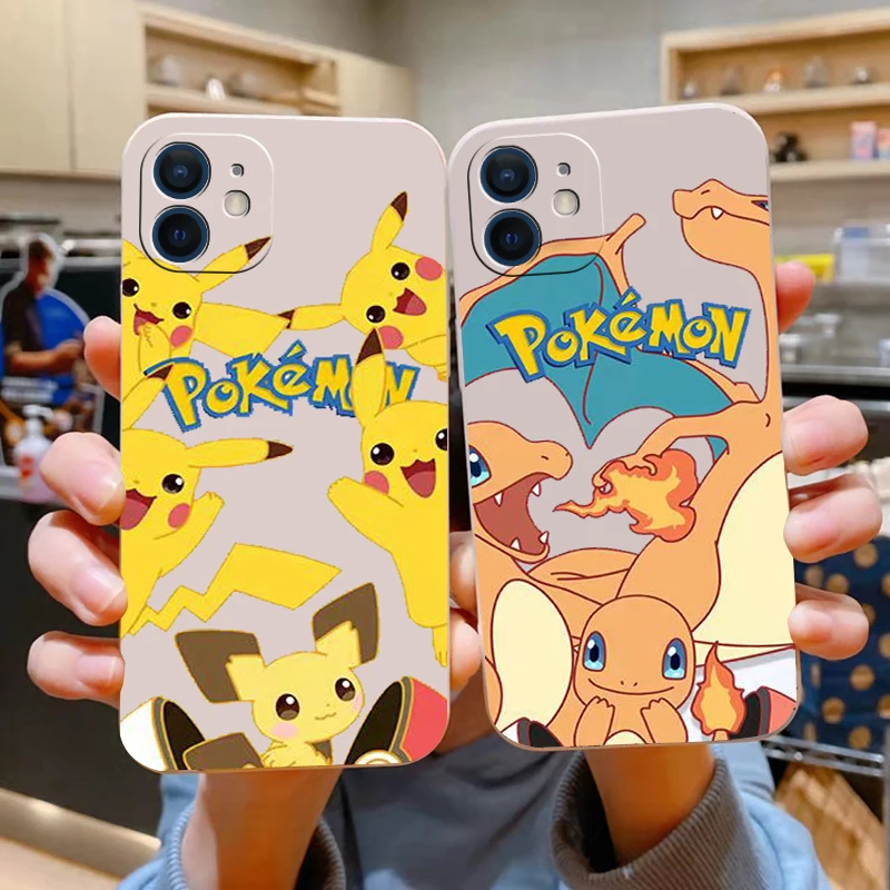 

Pokemon Cartoon Cute phone case For pixel 6 A iPhone 13 12 mini 11 pro xs max X XR 5 6 7 8 plus SE 2 3