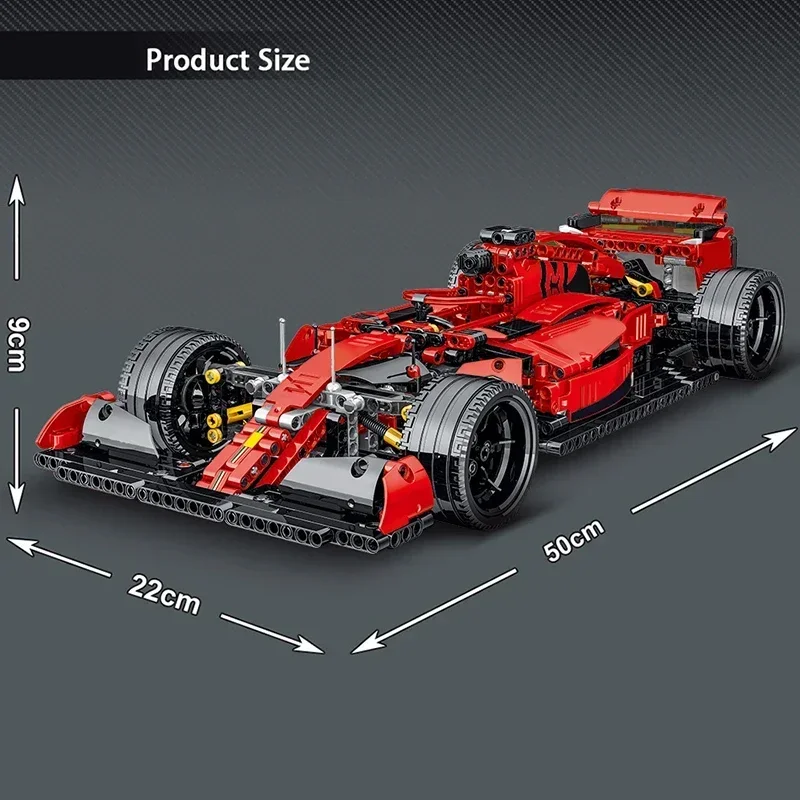 Модель строительных блоков Formula SF90 F1 гоночный автомобиль для детей сложная