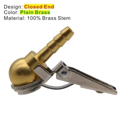 

Зазубрина для шланга 5/16 дюйма, латунный воздушный патрон, закрытый/Шаровая шина открытая клипса дюйма/Манометр для накачивания шин, быстроразъемный соединитель, инструменты для ремонта шин