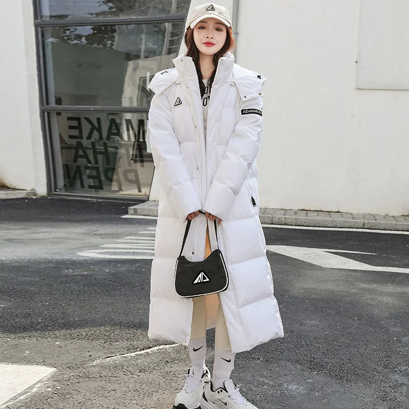 

Warm Female Jacket Winter white Down Long Jacket Women Clothing Korean down Coats and jackets Women Parkas casaco feminino zm