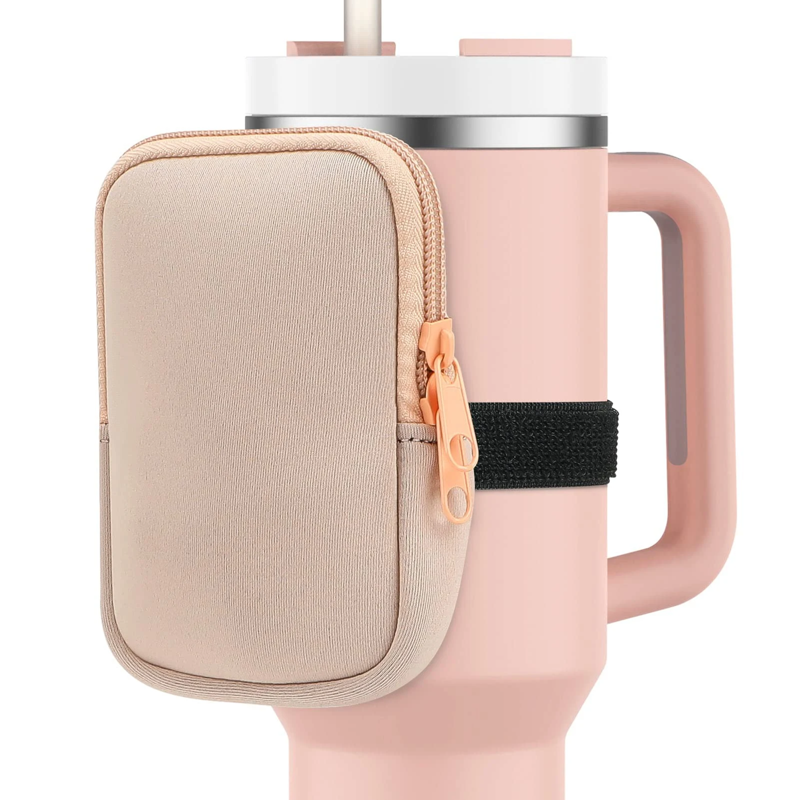 

Спортивная бутылка для воды с карманом для телефона на молнии для мужчин и женщин