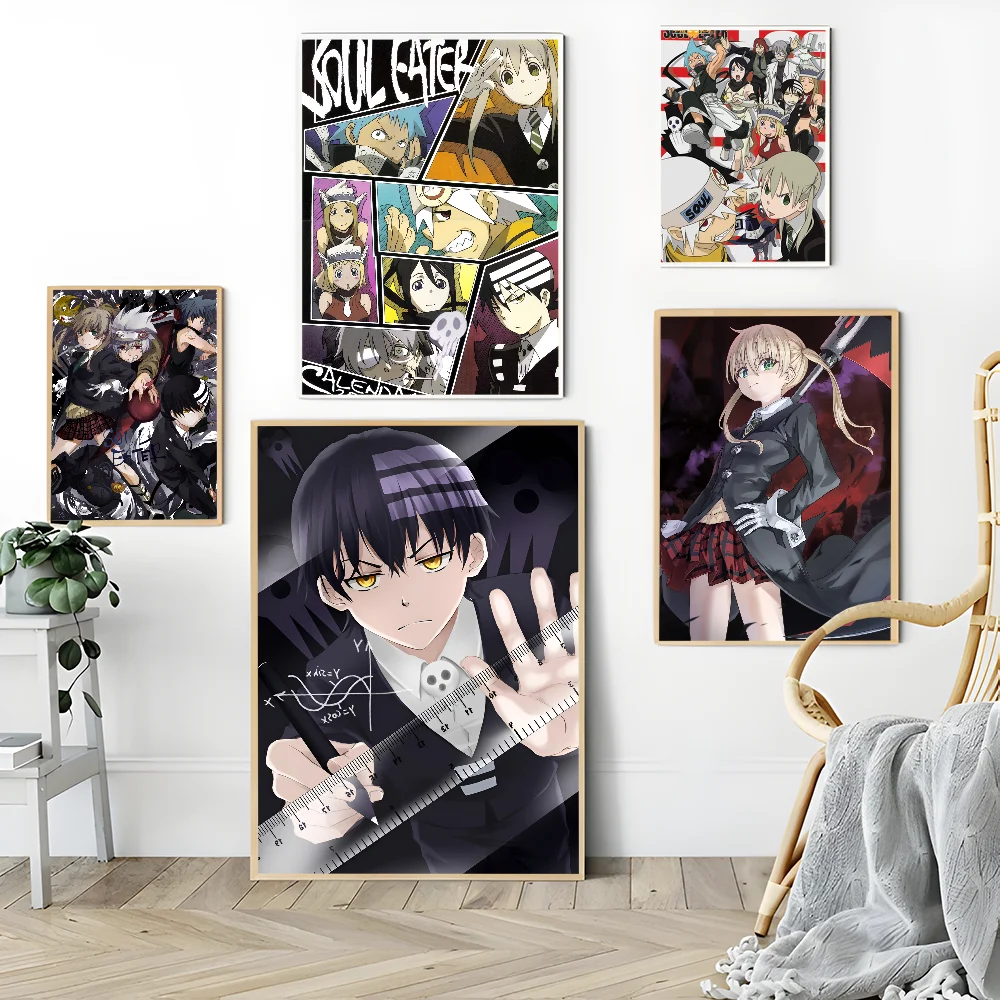 Классические винтажные плакаты Soul Eater фотография кофейного дома бара домашний