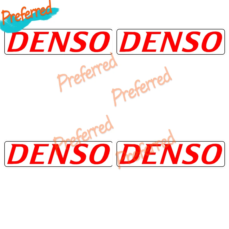 

4X Denso мотоциклетные гоночные ретро-наклейки, ламинированные для вашего дома, автомобильные охладители, ноутбуки, гоночный шлем, наклейка на стену багажника